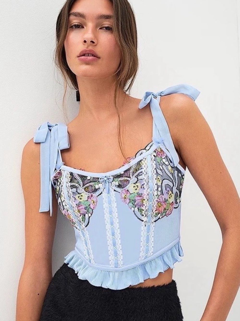 FOR LOVE & LEMONS LOUISE BUSTIER, SIZE M, NWT.